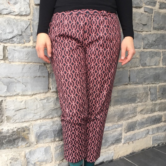 Thakoon Addition Helix Printed Piquet Crops - Picture 3 of 9